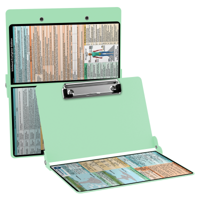 WhiteCoat Clipboard® - Mint Wildland Firefighter Edition
